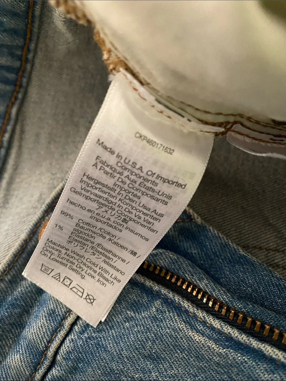 Madewell Light Blue Ankle Crop Jeans - Picture 8 of 9